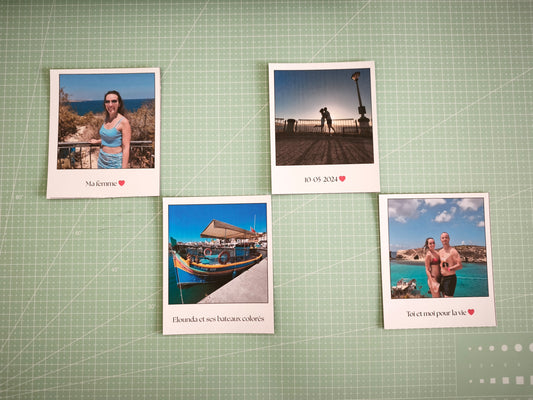 Magnet souple format POLAROID  X5 ✨