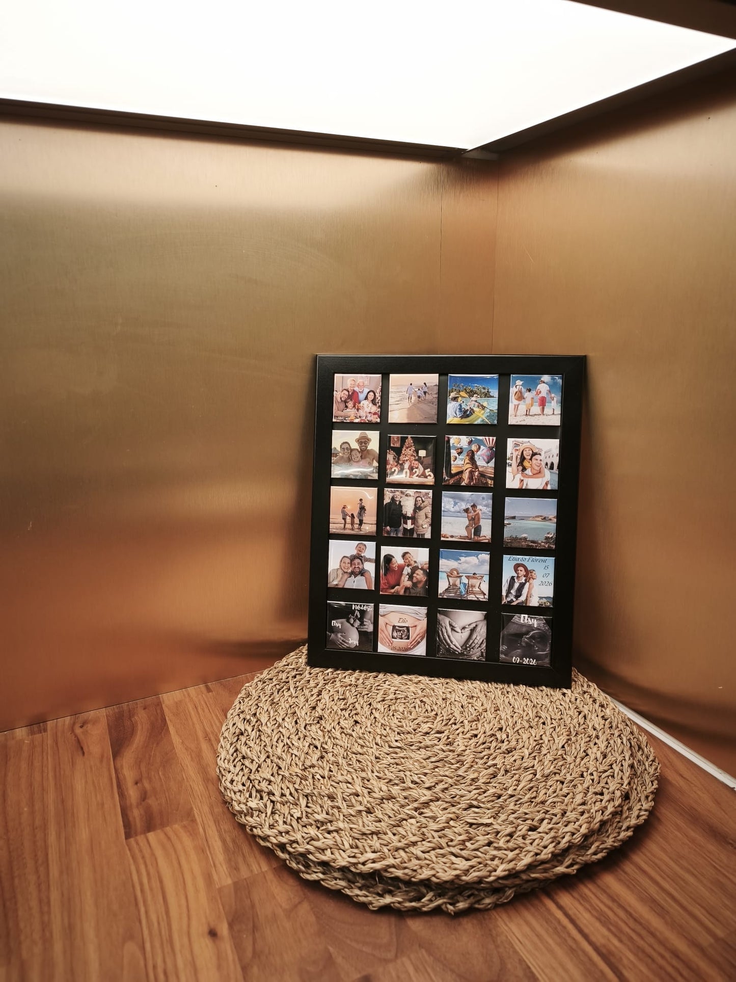 Pack magnets photo personnalisés x6 – Souvenirs uniques à afficher sur votre frigo