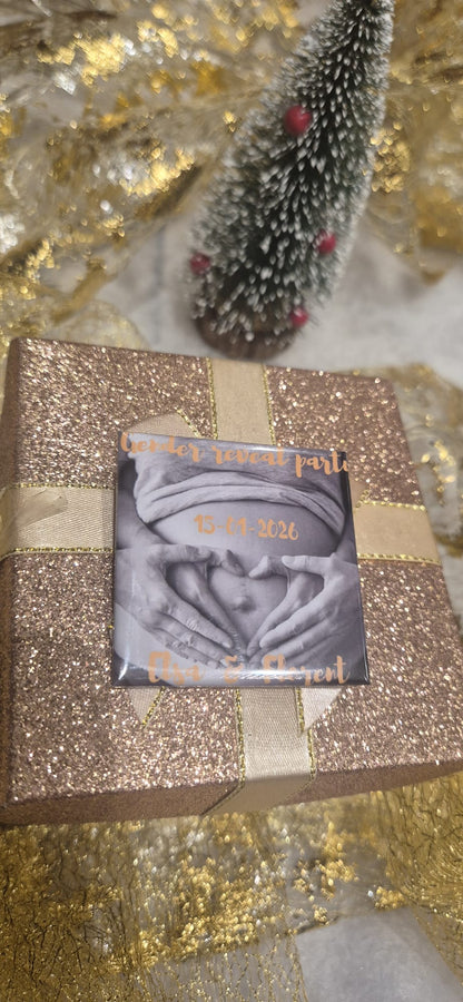 Pack magnets photo personnalisés x6 – Souvenirs uniques à afficher sur votre frigo