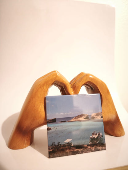 Pack magnets photo personnalisés x6 – Souvenirs uniques à afficher sur votre frigo