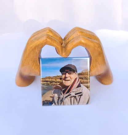 Pack magnets photo personnalisés x6 – Souvenirs uniques à afficher sur votre frigo